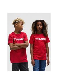 Koszulka dla dzieci Hummel Go 2.0 Logo. Kolor: wielokolorowy, czerwony, różowy. Sport: piłka nożna #1