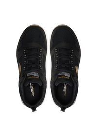 skechers - Skechers Sneakersy Knockhill 232001/BKGD Czarny. Kolor: czarny. Materiał: materiał #5