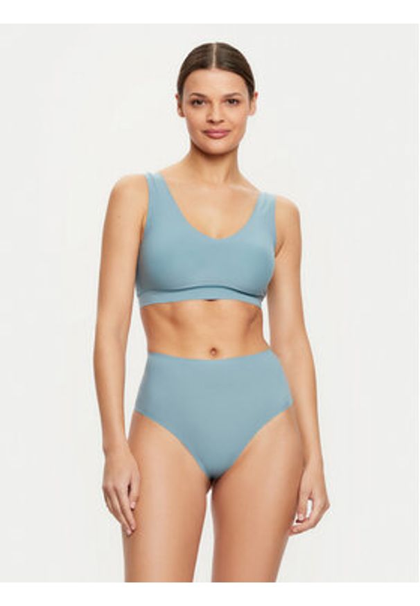 Chantelle Figi brazylijskie z wysokim stanem Soft Stretch C10690 Szary. Stan: podwyższony. Kolor: szary. Materiał: syntetyk
