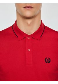 Big-Star - Koszulka męska polo bordowa Polian 604. Typ kołnierza: polo. Kolor: czerwony. Materiał: dzianina, materiał, bawełna. Wzór: haft, paski, aplikacja. Styl: klasyczny, elegancki #4