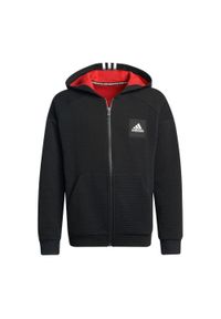 Bluza sportowa dziecięca Adidas Stadium Full-Zip Hoodie. Kolor: czarny. Materiał: bawełna, poliester