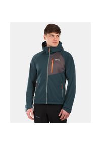 Męska kurtka softshell Kilpi BELTRA-M. Kolor: zielony. Materiał: softshell