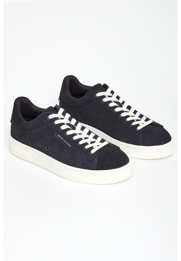 Armani Exchange - Sneakersy męskie zamszowe ARMANI EXCHANGE. Materiał: zamsz
