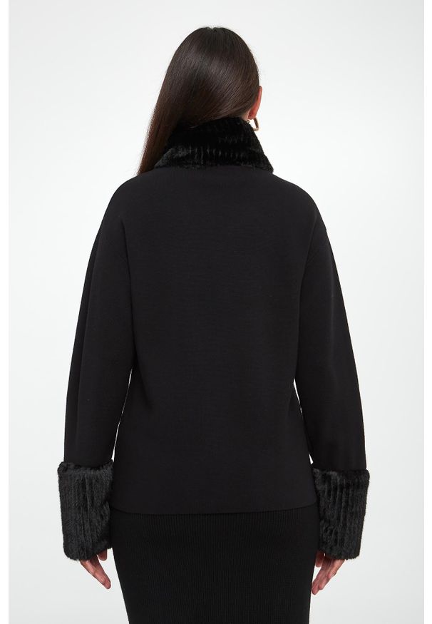 Joseph Ribkoff - Kurtka damska z futerkiem JOSEPH RIBKOFF. Materiał: futro
