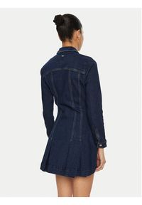 Tommy Jeans Sukienka jeansowa DW0DW20533 Granatowy Regular Fit. Kolor: niebieski. Materiał: bawełna #6