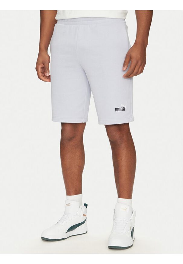 Puma Szorty sportowe Ess 684715 Błękitny Regular Fit. Kolor: niebieski. Materiał: bawełna. Styl: sportowy