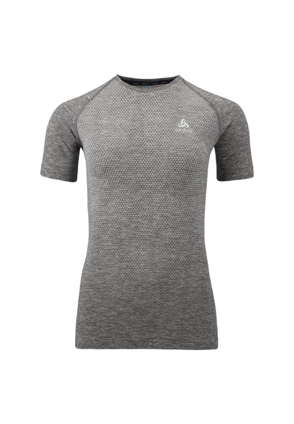 Koszulka tech. damska Odlo T-shirt crew neck s/s ESSENTIAL SEAMLESS. Kolor: szary. Sport: bieganie