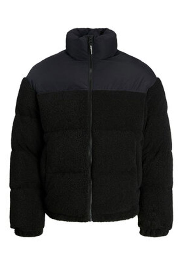 Jack & Jones Kurtka zimowa Flare Teddy 12286050 Czarny Regular Fit. Kolor: czarny. Materiał: syntetyk. Sezon: zima