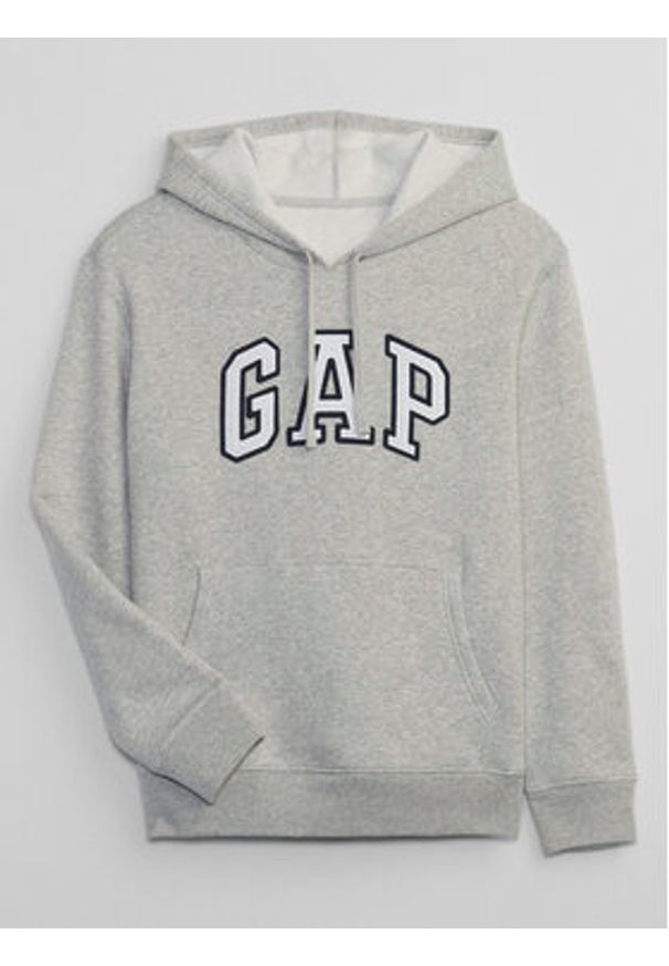 GAP - Gap Bluza 463506-06 Szary Regular Fit. Kolor: szary. Materiał: syntetyk, bawełna