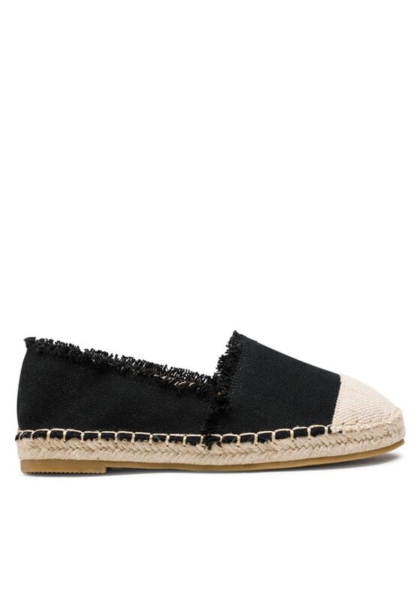 Jenny Fairy Espadryle WSS990-196 Czarny. Kolor: czarny. Materiał: materiał