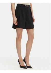 Rinascimento Szorty materiałowe CFC0127761003 Czarny Regular Fit. Kolor: czarny. Materiał: syntetyk #1