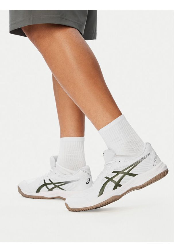Asics Buty do tenisa Court Slide 4 1041A483 Biały. Kolor: biały. Materiał: skóra. Sport: tenis