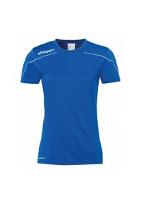 UHLSPORT - Koszulka Uhlsport Femme Stream 22. Kolor: niebieski, biały, wielokolorowy. Materiał: poliester. Sport: fitness, piłka nożna