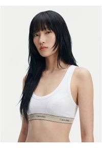 Calvin Klein Biustonosz Lightly Lined LV00QF8594 Biały. Kolor: biały. Materiał: bawełna #1