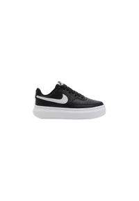 Nike - Buty Court Vision Alta Leather Rozmiar 40 Czarny - DM0113-002. Zapięcie: rzepy. Kolor: czarny. Materiał: tkanina, materiał, skóra, syntetyk. Szerokość cholewki: normalna. Model: Nike Court. Sport: turystyka piesza, koszykówka