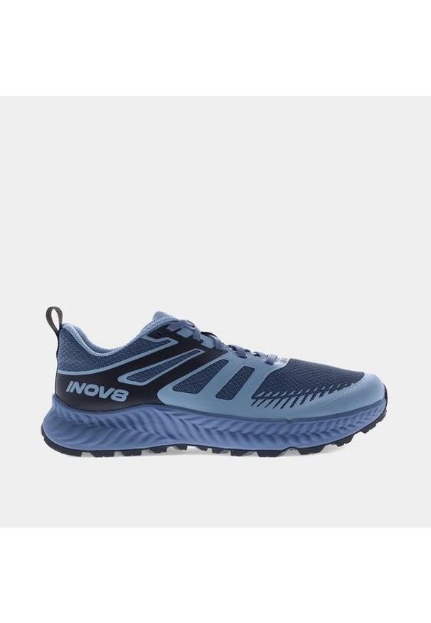 Buty do biegania w terenie męskie Inov-8 TrailFly Standard. Kolor: wielokolorowy, czarny, niebieski, szary