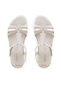 ecco - ECCO Sandały Flash T-Strap Sandal 24087360729 Beżowy. Kolor: beżowy #3