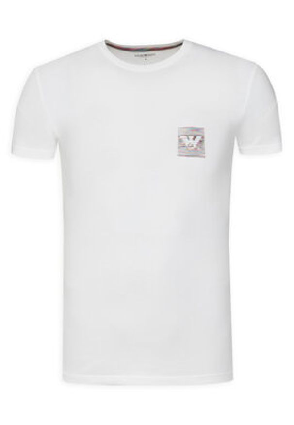 Emporio Armani Underwear T-Shirt EM000375 AF10798 U0002 Biały Slim Fit. Kolor: biały. Materiał: bawełna