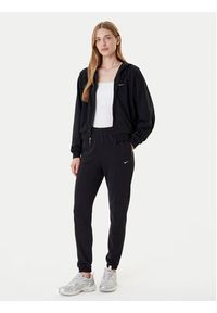 Nike Spodnie dresowe Chill Terry FN2434 Czarny Regular Fit. Kolor: czarny. Materiał: syntetyk, bawełna #4