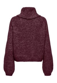 only - ONLY Golf Gila 15358571 Fioletowy Regular Fit. Typ kołnierza: golf. Kolor: fioletowy. Materiał: syntetyk #2