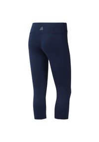 Spodnie sportowe damskie Reebok Wor PP Capri. Kolor: niebieski