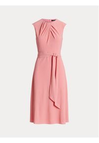 Lauren Ralph Lauren Sukienka koktajlowa 250889253005 Różowy Regular Fit. Kolor: różowy. Styl: wizytowy