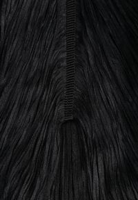 Renee - Czarna Sukienka Wieczorowa na Ramiączkach z Ozdobnymi Frędzlami Glystarish. Kolor: czarny. Długość rękawa: na ramiączkach. Styl: wizytowy. Długość: maxi #4