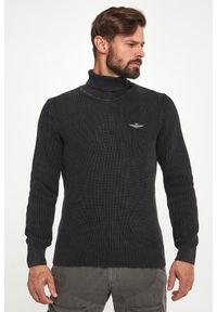 Aeronautica Militare - Golf męski AERONAUTICA MILITARE. Typ kołnierza: golf #3