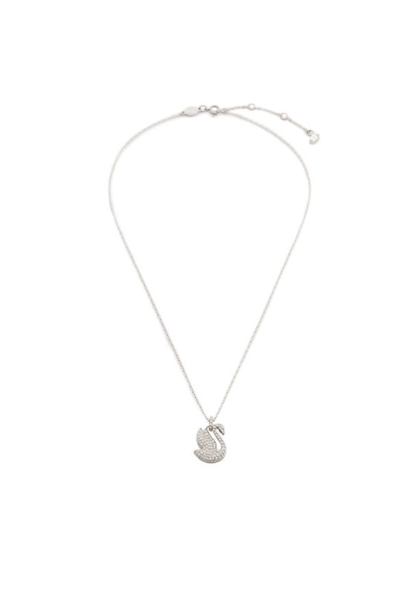 Swarovski Naszyjnik Iconic Swan 5647872 Srebrny. Materiał: metalowe. Kolor: srebrny