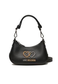 Love Moschino - LOVE MOSCHINO Torebka JC4075PP1LL1000A Czarny. Kolor: czarny. Materiał: skórzane #1