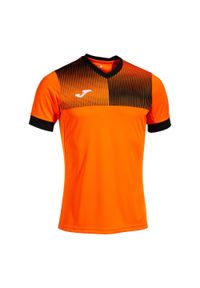 Koszulka dla dzieci Joma Eco Supernova. Kolor: czarny, wielokolorowy, pomarańczowy. Materiał: materiał, jersey. Sport: piłka nożna #1