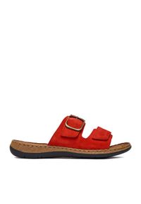 Go Soft Klapki CEO-WI23-4773-09 Czerwony. Kolor: czerwony. Materiał: skóra, zamsz #1
