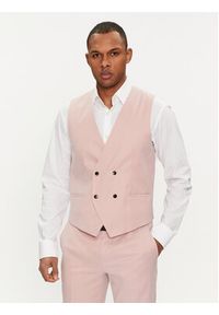 Hugo Garnitur Arti/Hesten 242 50526868 Różowy Extra Slim Fit. Kolor: różowy. Materiał: bawełna #5