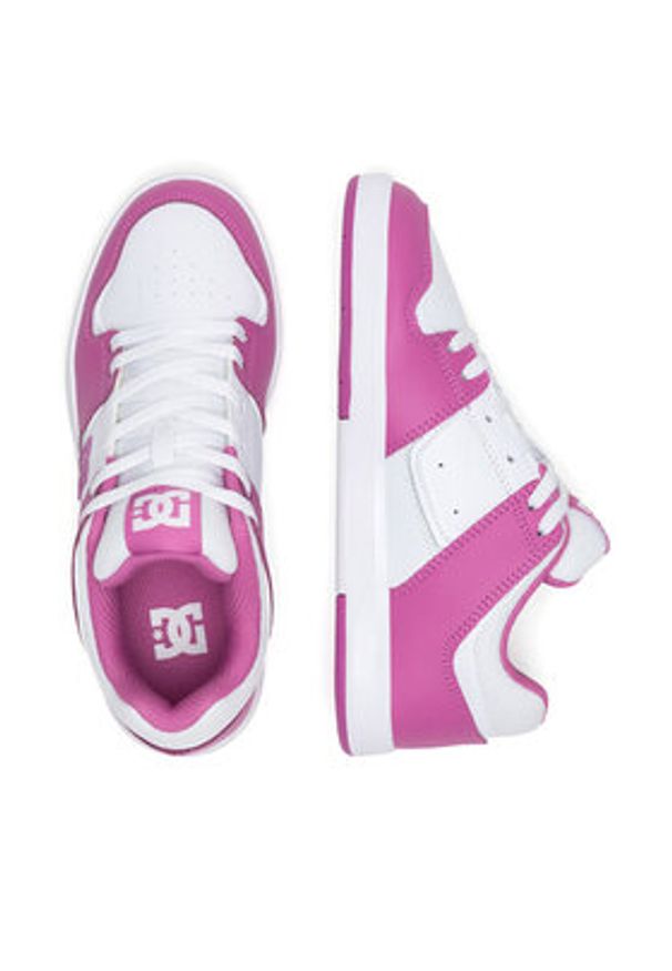 DC Sneakersy DC SHOE CURE DC01682100 Biały. Kolor: biały. Materiał: skóra
