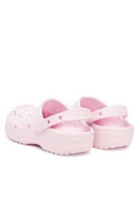 Crocs Klapki Classic Floral Cut Out Clog 210927 Różowy. Kolor: różowy #6