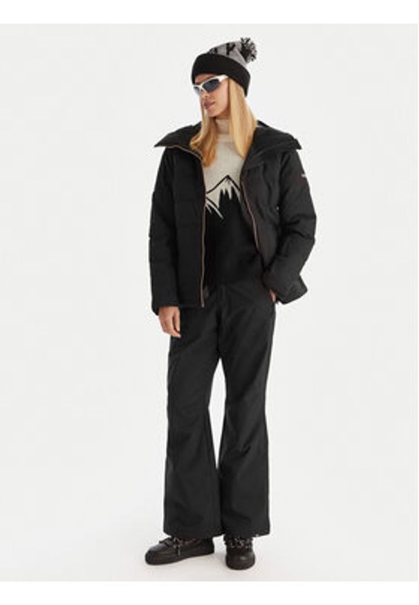 Roxy Kurtka narciarska Snowhill Puffy JK ERJTJ03535 Czarny Tailored Fit. Kolor: czarny. Materiał: syntetyk. Sport: narciarstwo