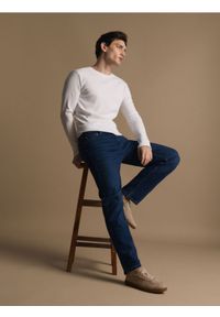 Reserved - Bawełniany longsleeve - biały. Kolor: biały. Materiał: bawełna. Długość rękawa: długi rękaw #1