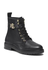 Lauren Ralph Lauren - LAUREN RALPH LAUREN Botki Elridge 802838413001 Czarny. Kolor: czarny. Materiał: skóra #7