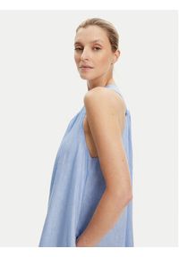 Tatuum Sukienka letnia Estella T2511.201 Błękitny Relaxed Fit. Kolor: niebieski. Materiał: wiskoza. Sezon: lato