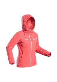 WEDZE - Kurtka narciarska damska Wedze 580. Kolor: różowy. Materiał: materiał, skóra, tkanina. Sport: narciarstwo #1