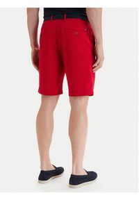 TOMMY HILFIGER - Tommy Hilfiger Szorty materiałowe Denton MW0MW42349 Czerwony Slim Fit. Kolor: czerwony. Materiał: bawełna #3