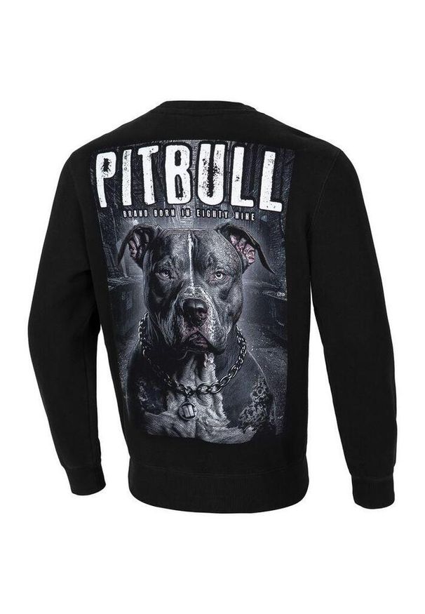 PITBULL - Bluza męska Pitbull Street King. Kolor: czarny. Sport: fitness