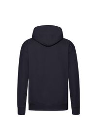 FRUIT OF THE LOOM - Męska Bluza Z Kapturem Premium. Typ kołnierza: kaptur. Kolor: niebieski