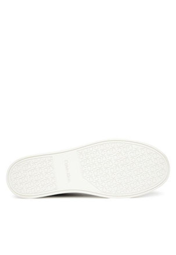 Calvin Klein Sneakersy Clean Cup Low Laceup Perf Lth HM0HM01870 Czarny. Kolor: czarny. Materiał: skóra