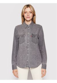 Levi's® Koszula jeansowa Essential Western 16786-0013 Szary Regular Fit. Kolor: szary. Materiał: jeans, bawełna