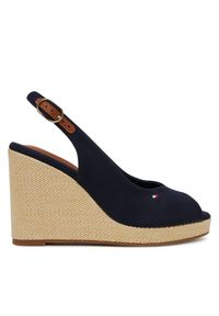 TOMMY HILFIGER - Espadryle Tommy Hilfiger. Kolor: niebieski