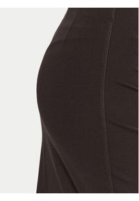 ViCOLO Spódnica midi TS0133 Brązowy Regular Fit. Kolor: brązowy. Materiał: syntetyk, wiskoza