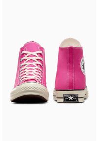 Converse trampki Chuck 70 damskie kolor różowy A04594C. Nosek buta: okrągły. Zapięcie: sznurówki. Kolor: różowy. Szerokość cholewki: normalna #3