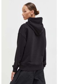 Tommy Jeans bluza damska kolor czarny z kapturem z nadrukiem. Typ kołnierza: kaptur. Kolor: czarny. Wzór: nadruk #3