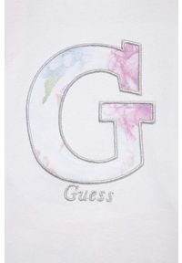 Guess komplet dziecięcy kolor biały. Kolor: biały. Materiał: materiał. Wzór: haft #3